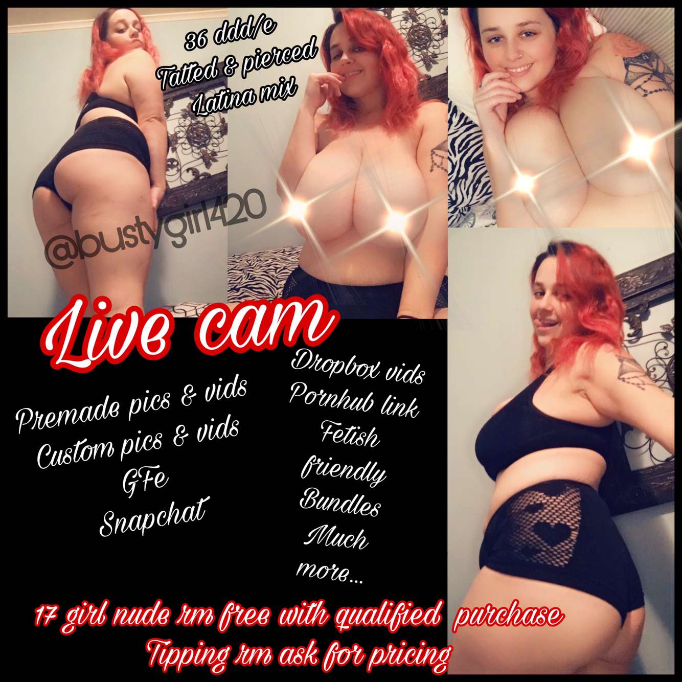 MILF❗pH model❗Kik @bustyslutt420:Twitter kimmiej444❗ Sexting ❗nudes❗  vids❗36 DDDs tatted&pierced❗cheap content❗get nudes all day with my gfe  sale | KikDirty Free Porn Forum.