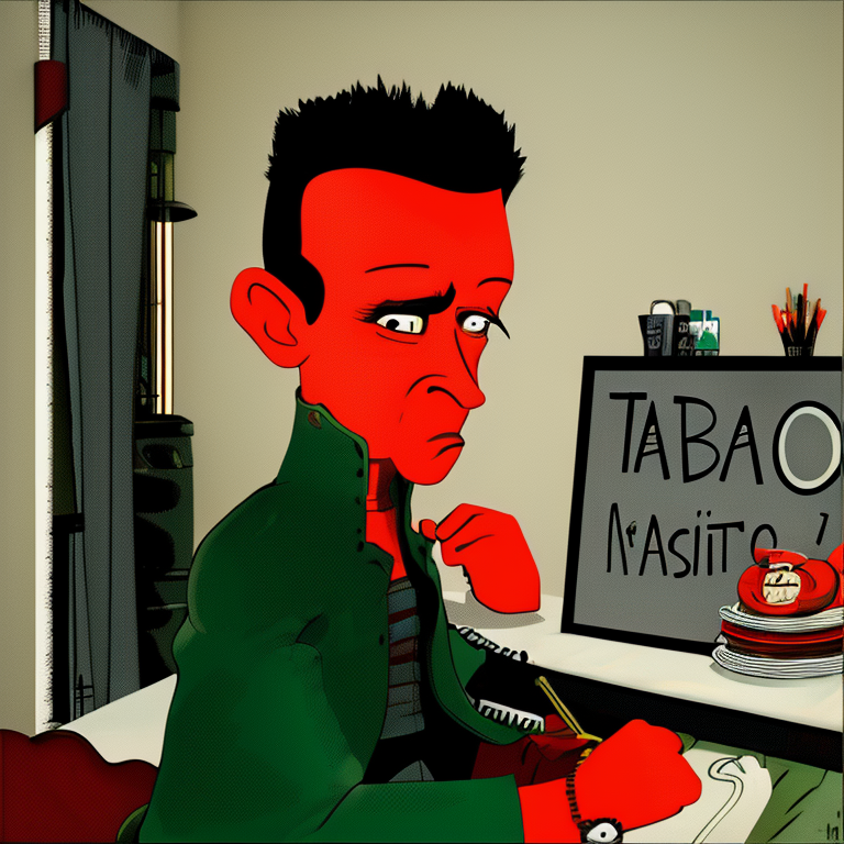 taboo in Cartoon style