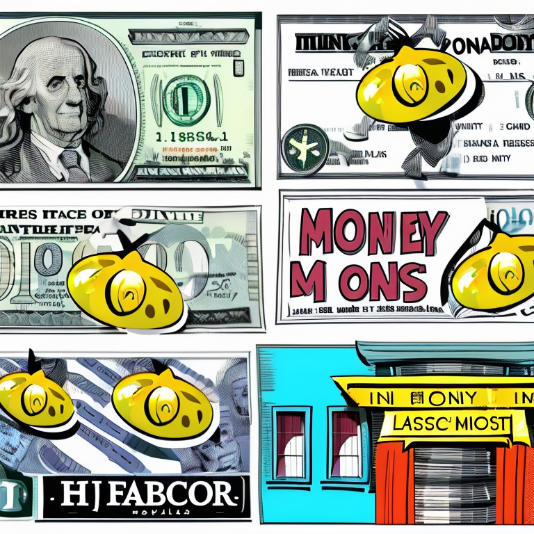 money in Cartoon style