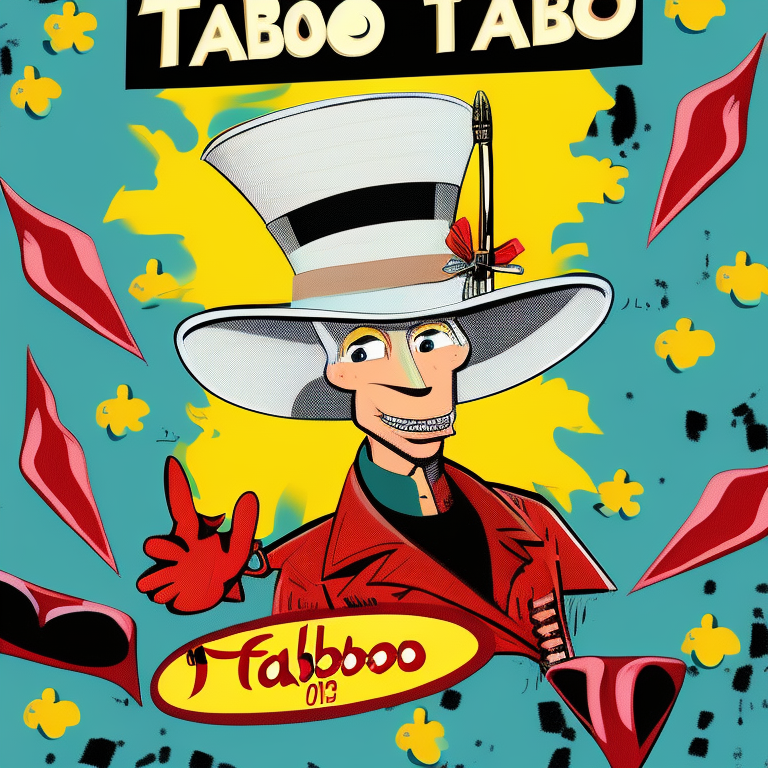 taboo in Cartoon style