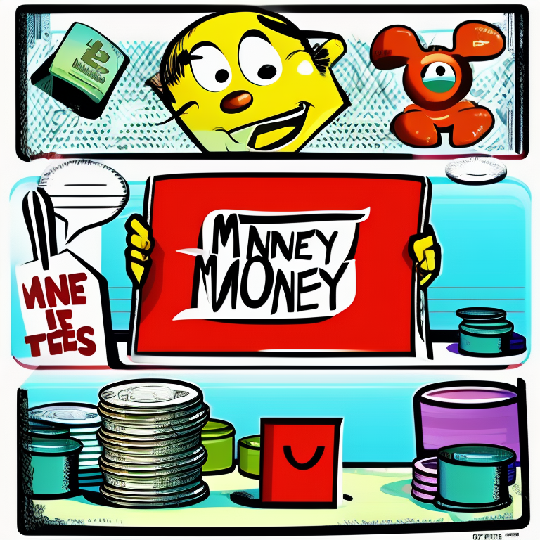 money in Cartoon style