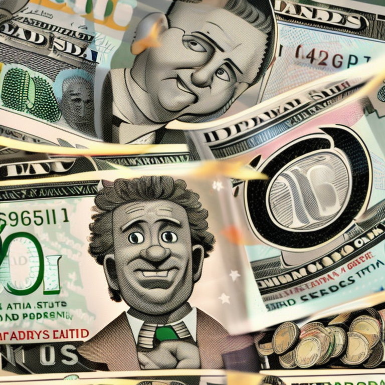 money in Cartoon style