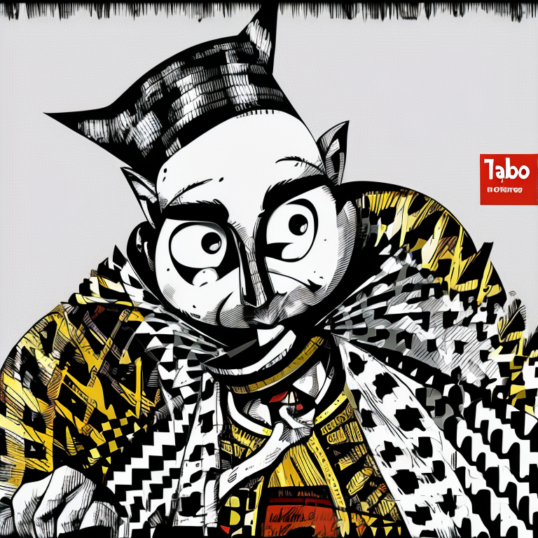 taboo in Cartoon style