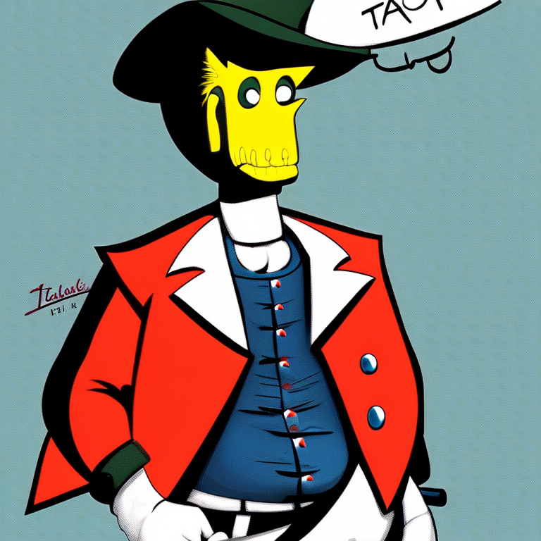 taboo in Cartoon style