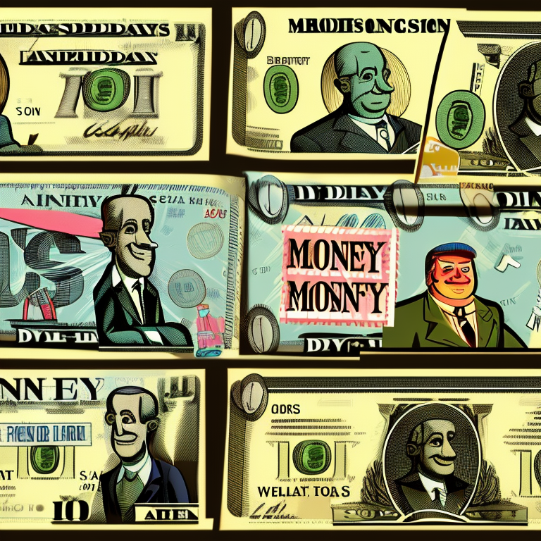 money in Cartoon style