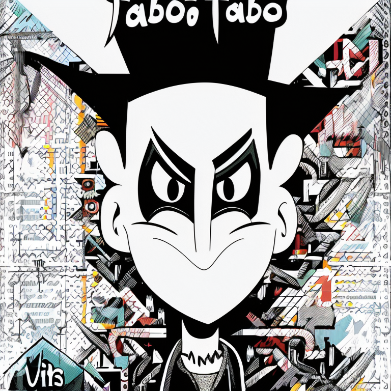 taboo in Cartoon style