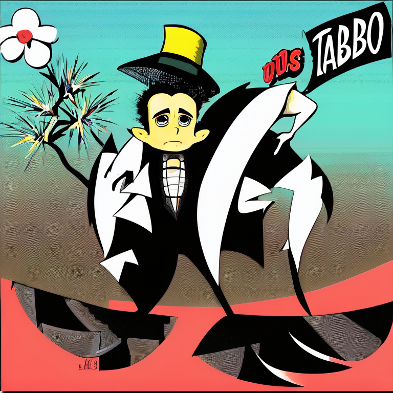 taboo in Cartoon style