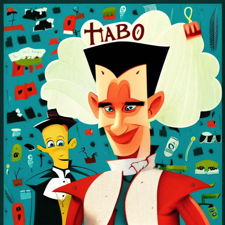 taboo in Cartoon style