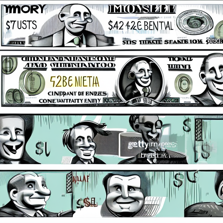 money in Cartoon style