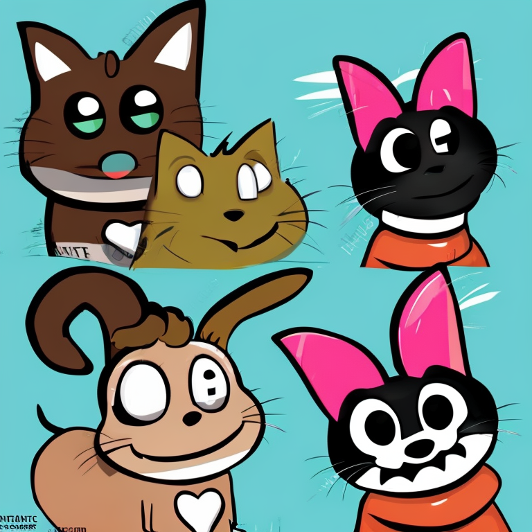 chat in Cartoon style