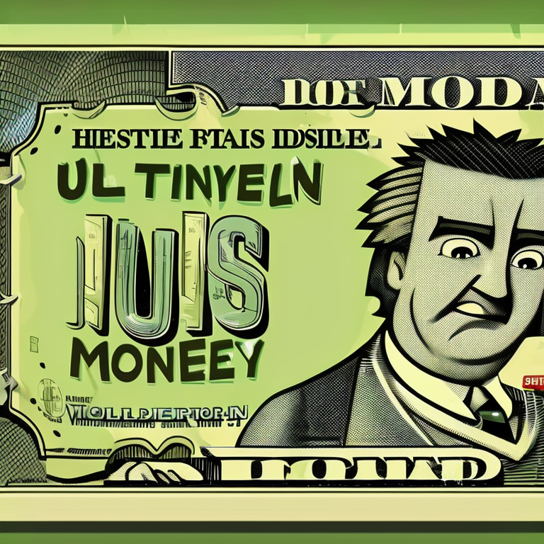 money in Cartoon style