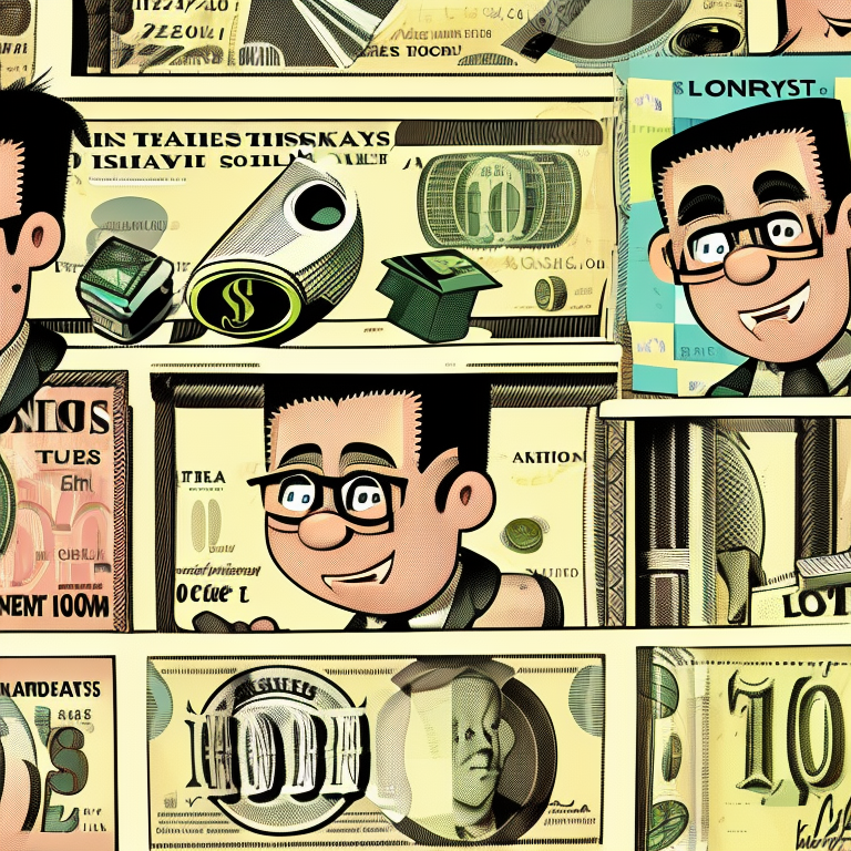 money in Cartoon style