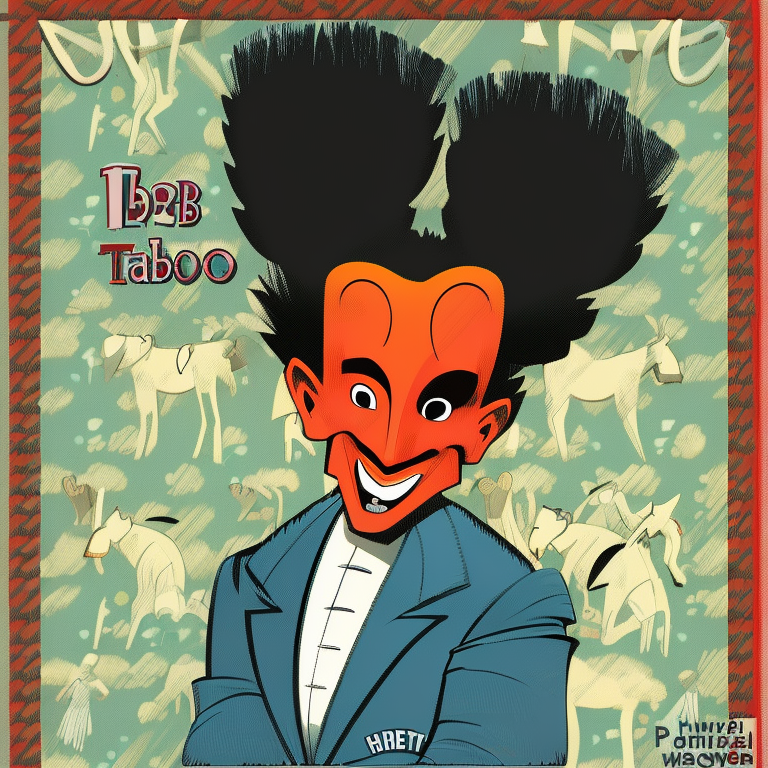 taboo in Cartoon style