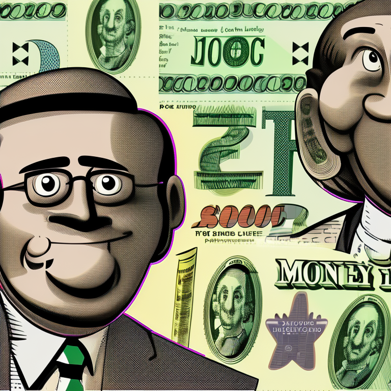 money in Cartoon style