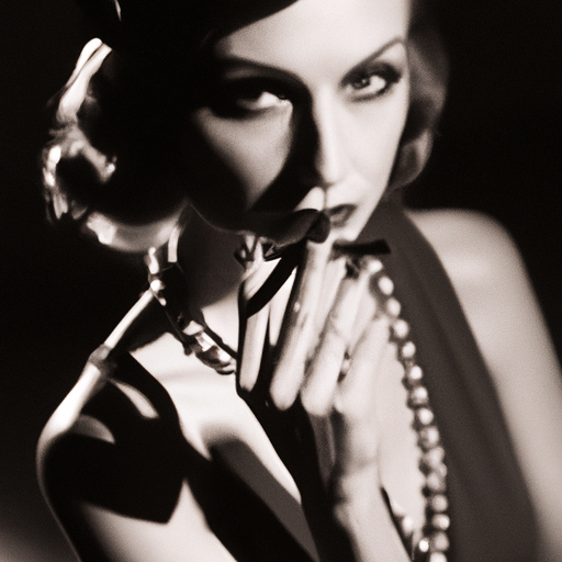 beautifull woman in Noir style