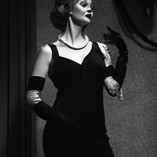 beautifull woman in Noir style