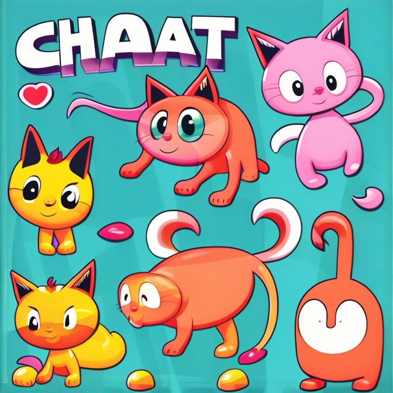 chat in Cartoon style