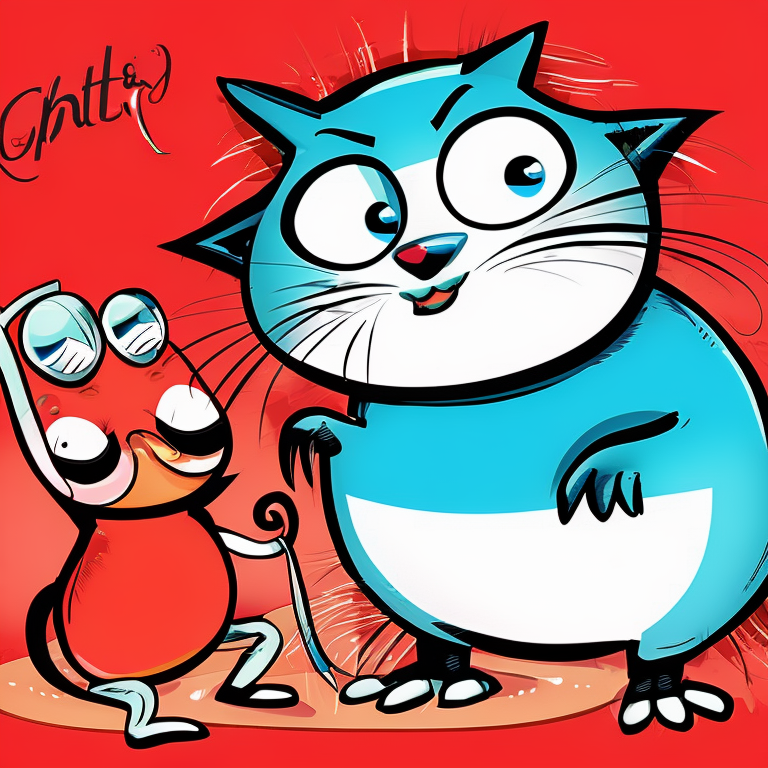 chat in Cartoon style