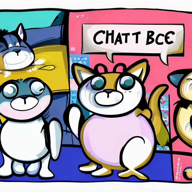 chat in Cartoon style