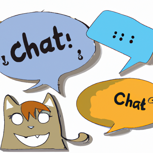 chat  in Cartoon style