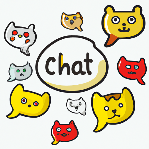 chat  in Cartoon style