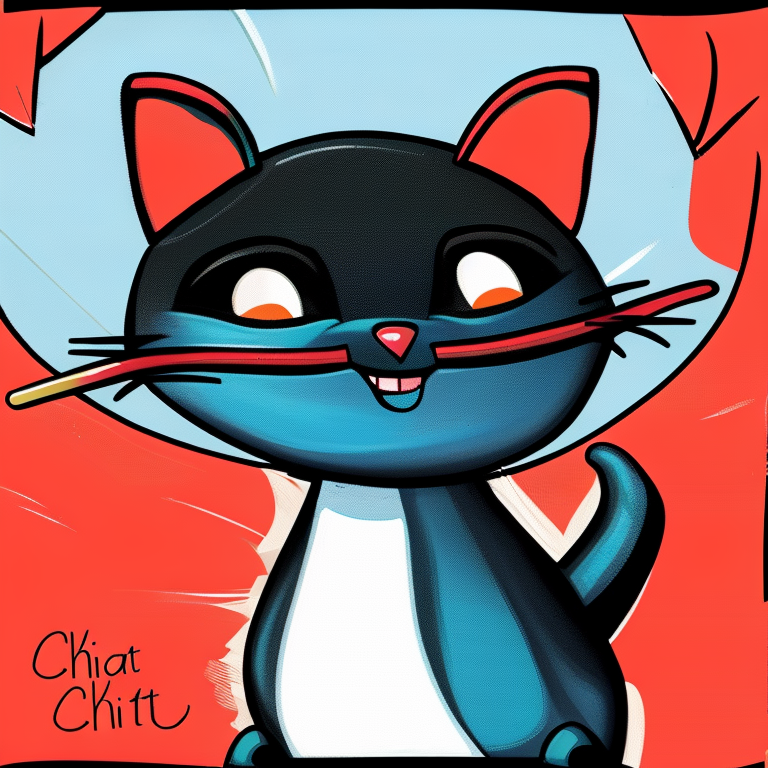 chat in Cartoon style