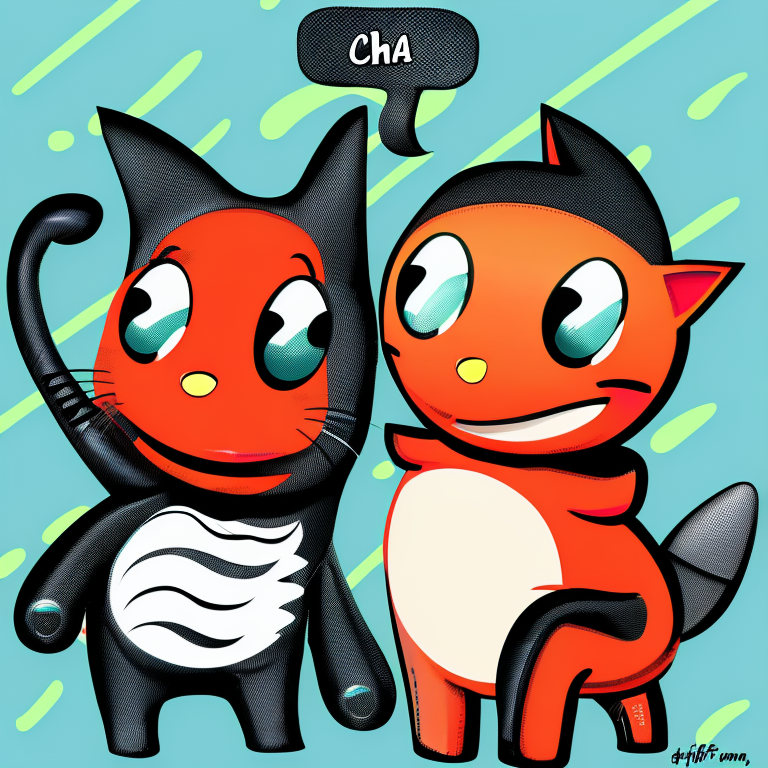 chat in Cartoon style