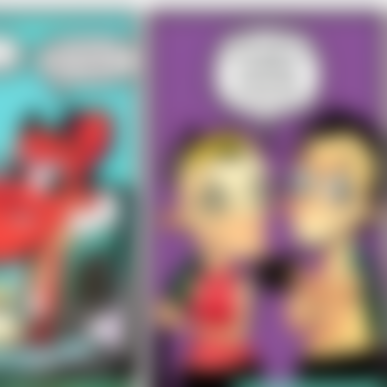 sexting in Cartoon style