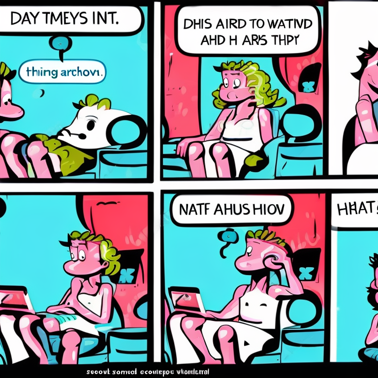 sexting chat in Cartoon style