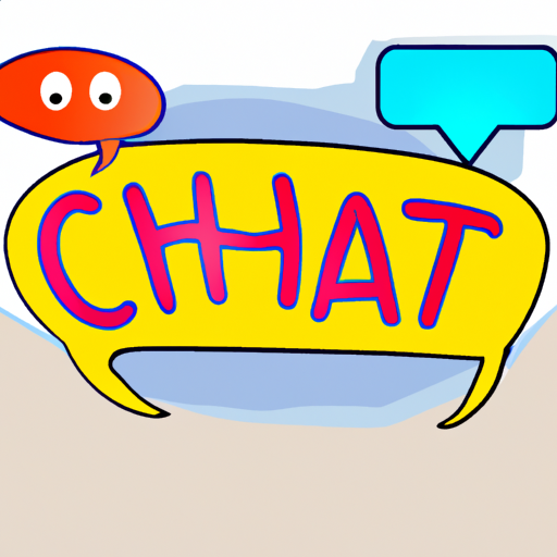 chat  in Cartoon style