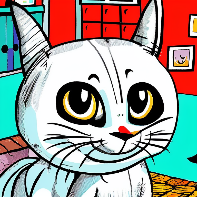 chat in Cartoon style