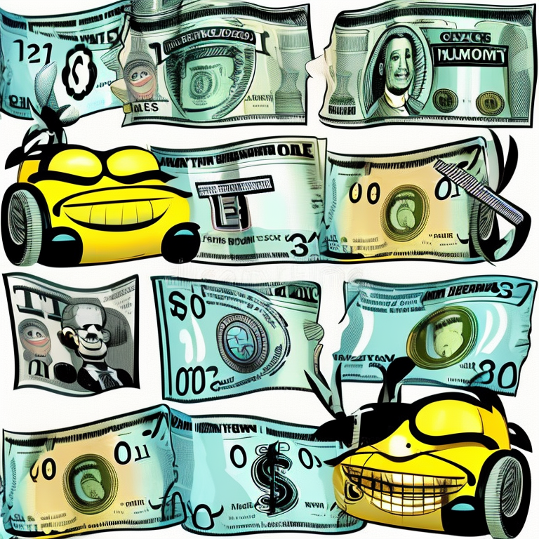 money in Cartoon style