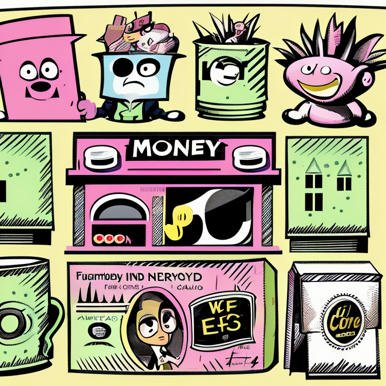 money in Cartoon style