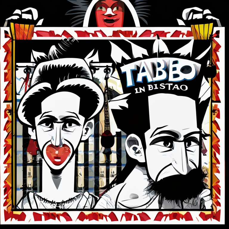 taboo in Cartoon style