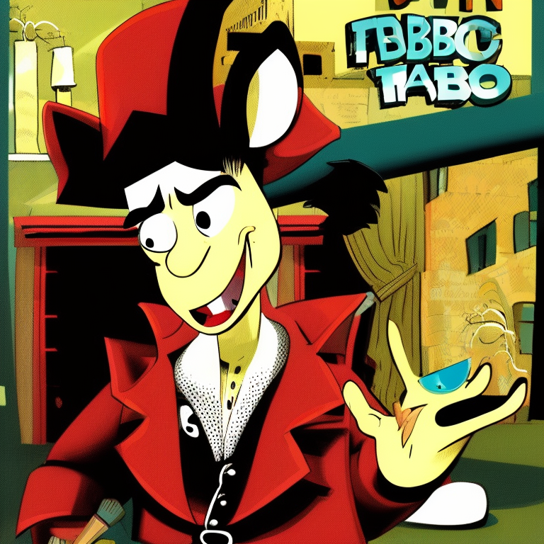 taboo in Cartoon style