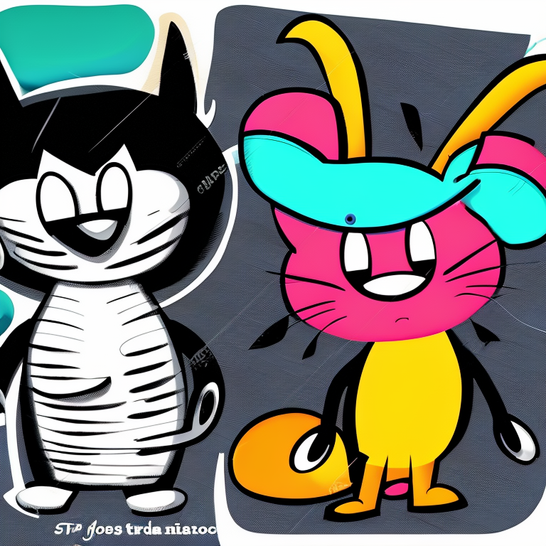 chat in Cartoon style