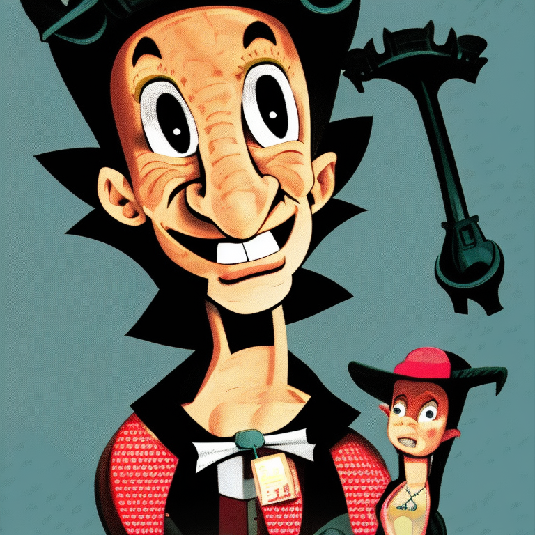 taboo in Cartoon style