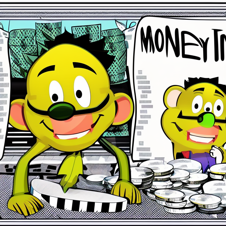 money in Cartoon style