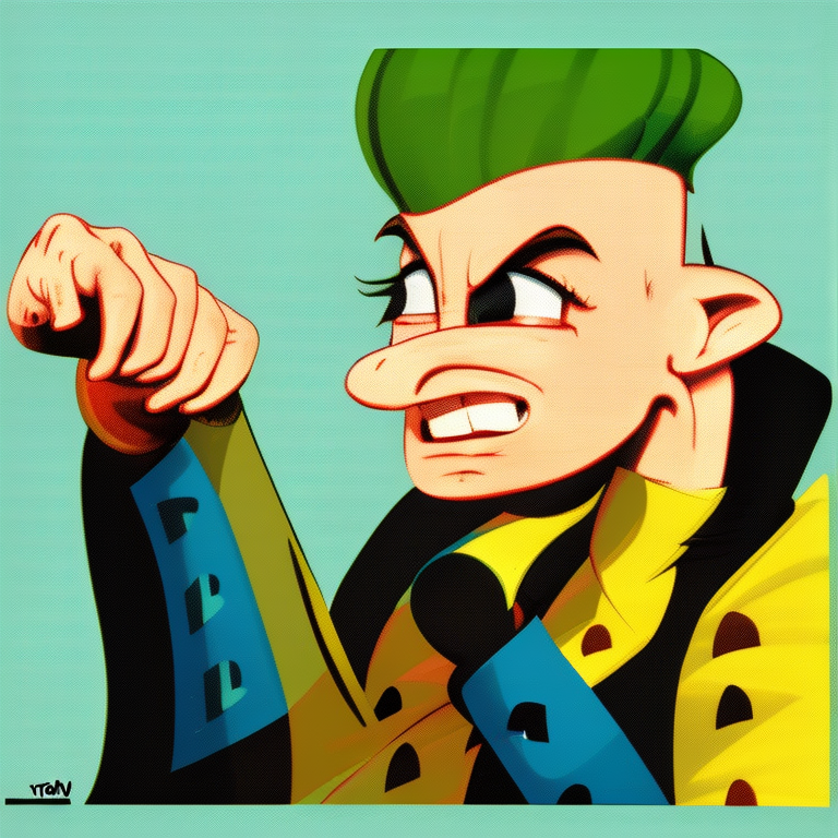 taboo in Cartoon style