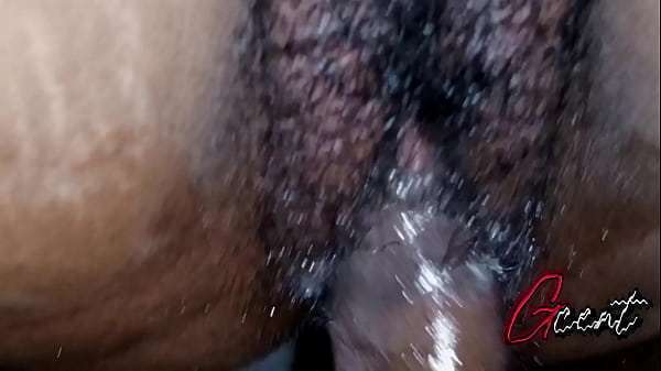 A close up sex with hairy& creamy Pussy and hairy bbc