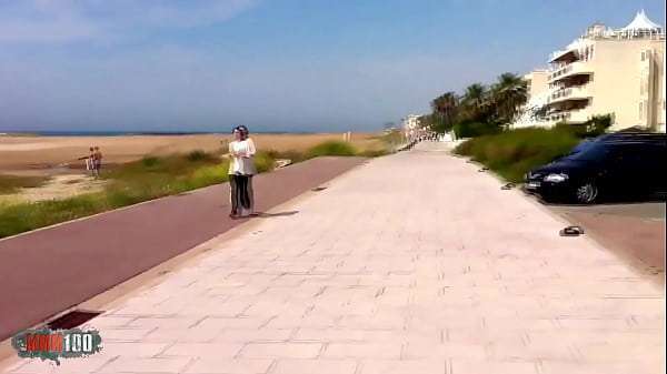 Anal Sex at the beach with french slut Nathalie Vanadis