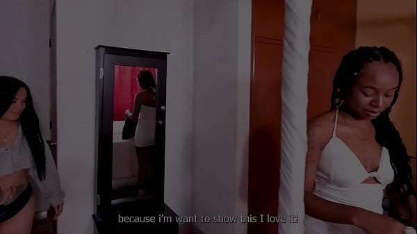 Beautiful lesbians trying BDSM games