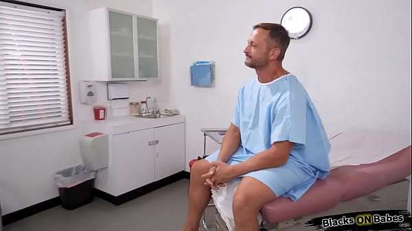 Big tits ebony doctor making patient cum