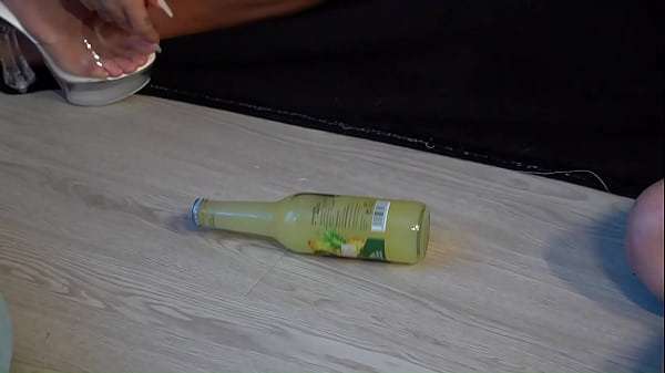 Bottle game ends in wild foursome with SEX and lesbian play