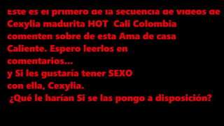 Cexylia madura de Cali hot en su casa #1