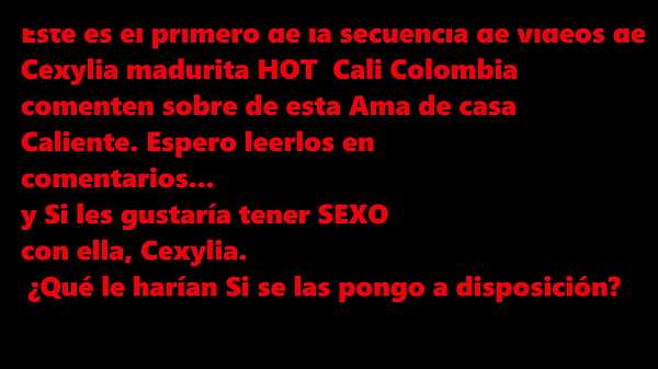 Cexylia madura de Cali hot en su casa #1