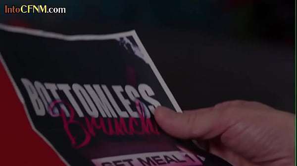 CFNM femdom 3way HJ by British babes in dress and heels