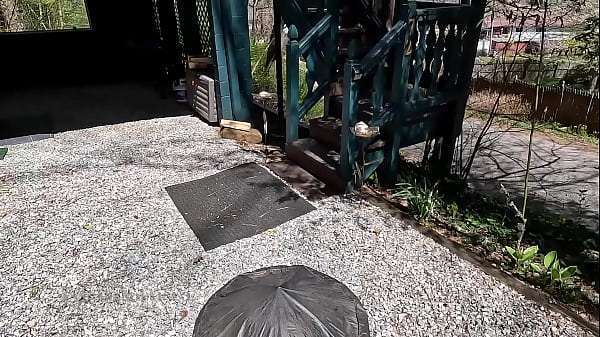 Girlfriend gets rough doggie style on mountain trip from boyfriend