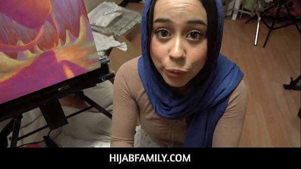 HijabFamily  – Sexy brunette Hot Hijab Stepsister Dania Vegax