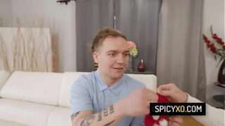 Horny stepgrandma gets her pussy licked and fucked in threesome – GoGo FukMe, Cyndi Sinclair